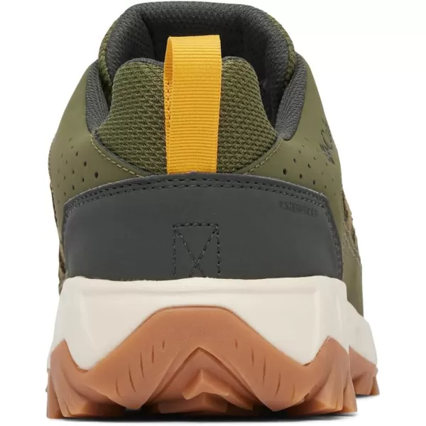 imageColumbia Mens Strata Trail Low Waterproof Hiking ShoeNoriGolden Yellow