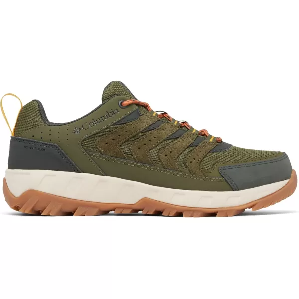 imageColumbia Mens Strata Trail Low Waterproof Hiking ShoeNoriGolden Yellow