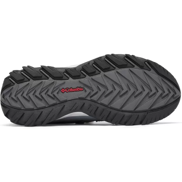 imageColumbia Mens Strata Trail Low Waterproof Hiking ShoeTitanium Grey SteelMountain Red