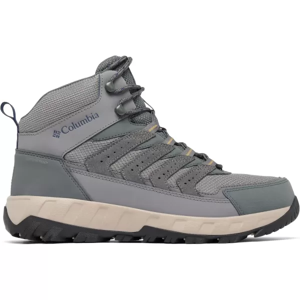 imageColumbia Mens Strata Trail Mid Waterproof Hiking ShoeCity GreySavory