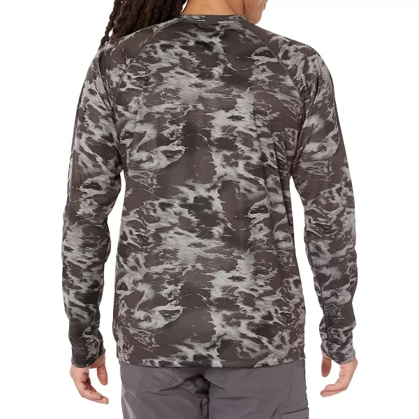 imageColumbia Mens Summerdry Printed Long SleeveBlack Natureal Waves