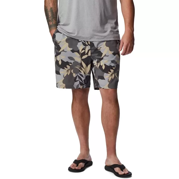 imageColumbia Mens Summertide Stretch Printed ShortCity Grey Floriated