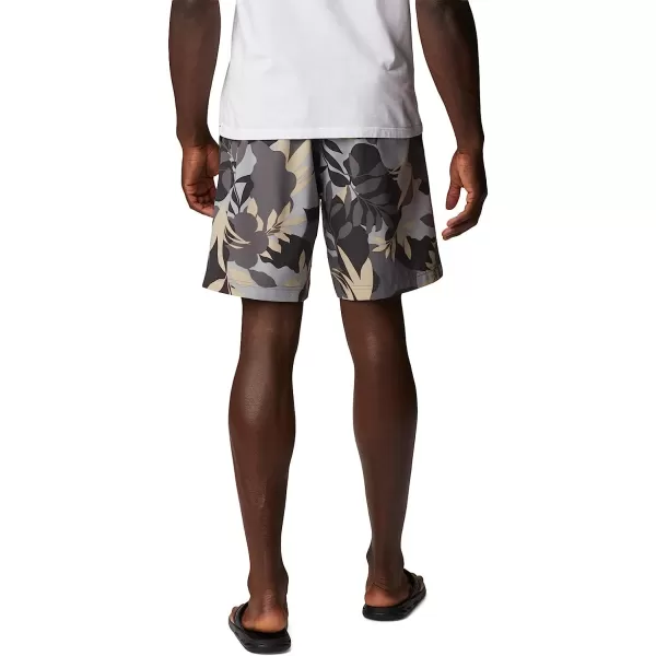 imageColumbia Mens Summertide Stretch Printed ShortCity Grey Floriated