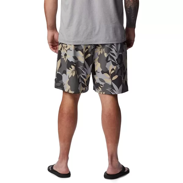 imageColumbia Mens Summertide Stretch Printed ShortCity Grey Floriated