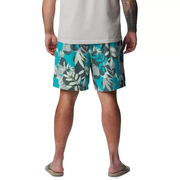 imageColumbia Mens Summertide Stretch Printed ShortIce Green Floriated
