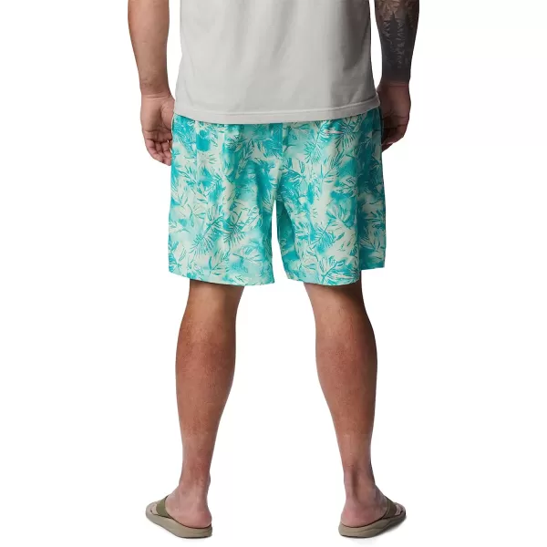 imageColumbia Mens Summertide Stretch Printed ShortIce Green Sketchy Paradise