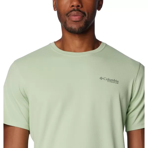 imageColumbia Mens Summit Valley Short Sleeve CrewSage Leaf