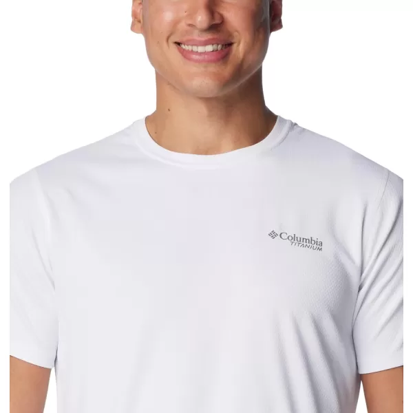 imageColumbia Mens Summit Valley Short Sleeve CrewWhite