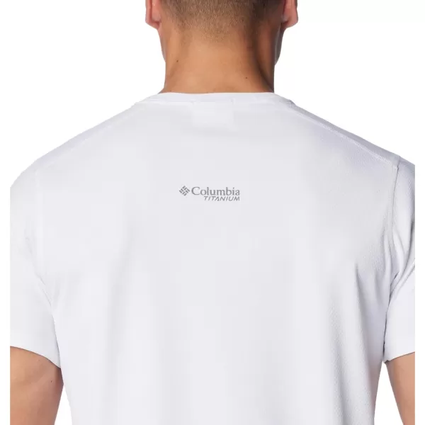 imageColumbia Mens Summit Valley Short Sleeve CrewWhite