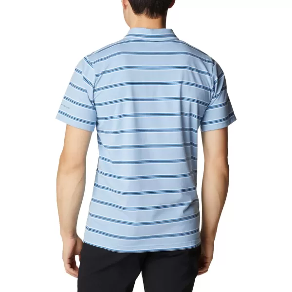 imageColumbia Mens Sun Trek PoloJet Stream Scattered Stripe