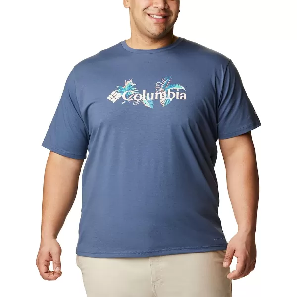 imageColumbia Mens Sun Trek Short Sleeve Graphic TeeDark MountainTropical Graphic