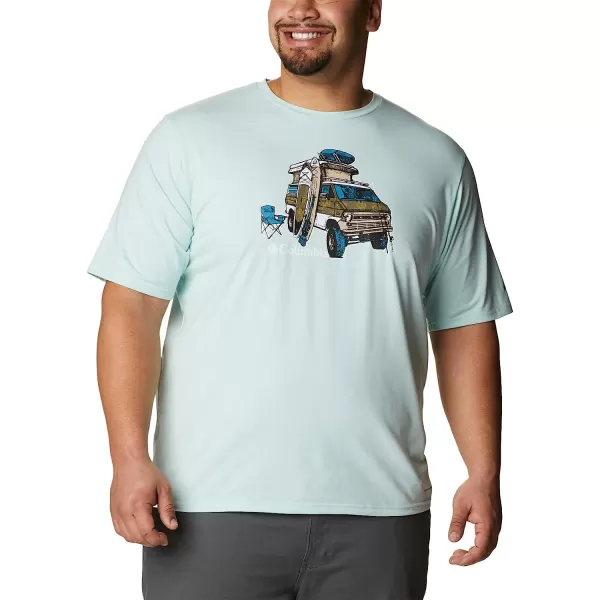 imageColumbia Mens Sun Trek Short Sleeve Graphic TeeIcy MornH2o Fanatic Graphic