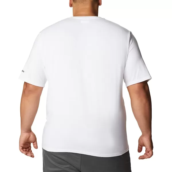 imageColumbia Mens Sun Trek Short Sleeve Graphic TeeWhiteAll for Outdoor Pride Graphic