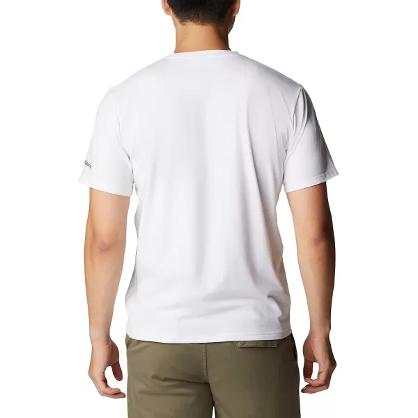 imageColumbia Mens Sun Trek Short Sleeve Graphic TeeWhiteAll for Outdoor Pride Graphic