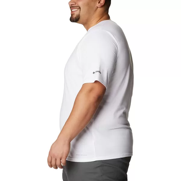 imageColumbia Mens Sun Trek Short Sleeve Graphic TeeWhiteAll for Outdoor Pride Graphic