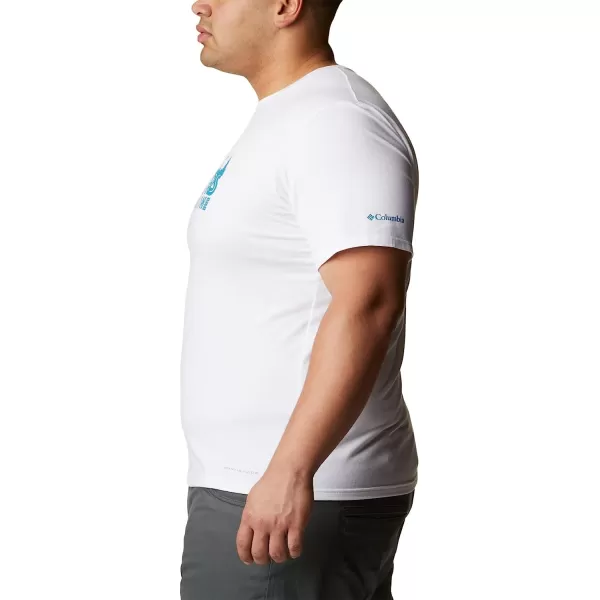 imageColumbia Mens Sun Trek Short Sleeve Graphic TeeWhiteAll for Outdoors Graphic