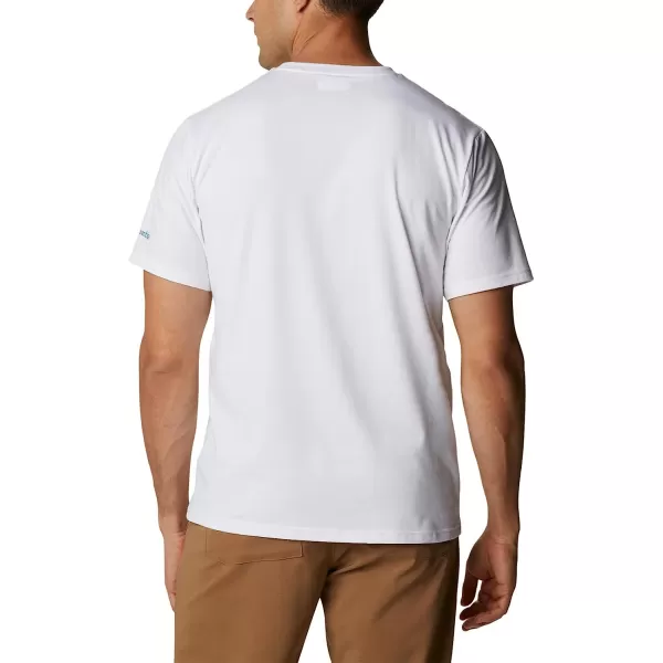 imageColumbia Mens Sun Trek Short Sleeve Graphic TeeWhiteAll for Outdoors Graphic