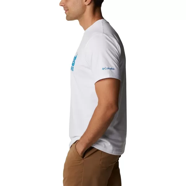 imageColumbia Mens Sun Trek Short Sleeve Graphic TeeWhiteAll for Outdoors Graphic