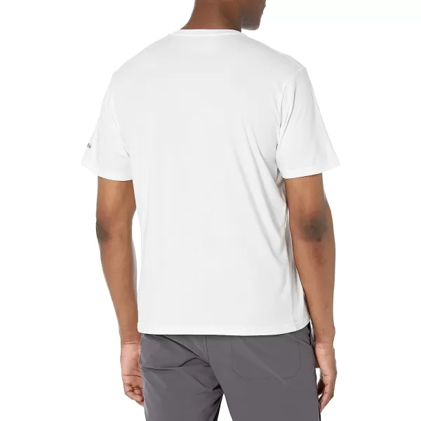 imageColumbia Mens Sun Trek Short Sleeve Graphic TeeWhitePalmed Hex Graphic
