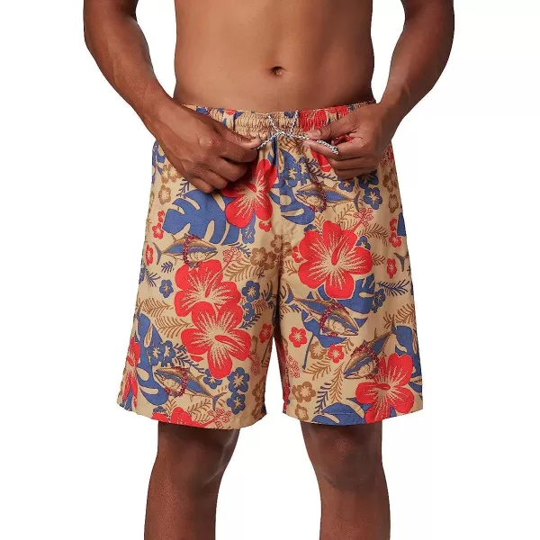 imageColumbia Mens Super Backcast Water ShortBeach Katuna Vibes Print Brown