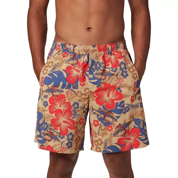 imageColumbia Mens Super Backcast Water ShortBeach Katuna Vibes Print Brown