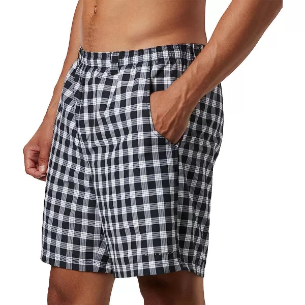 imageColumbia Mens Super Backcast Water ShortBlack Palaka Plaid