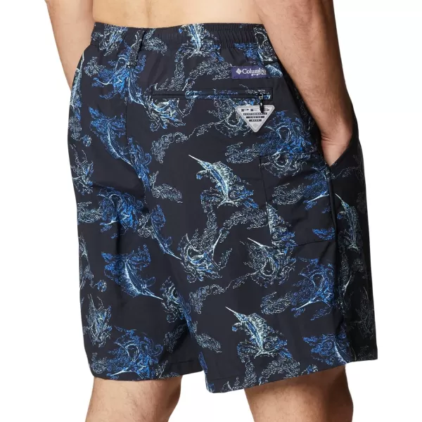 imageColumbia Mens Super Backcast Water ShortBlack Sails Away Print