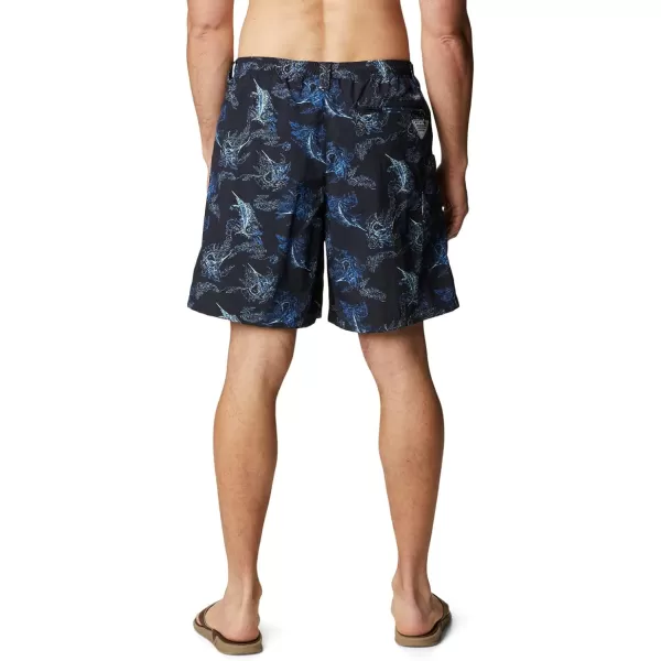 imageColumbia Mens Super Backcast Water ShortBlack Sails Away Print