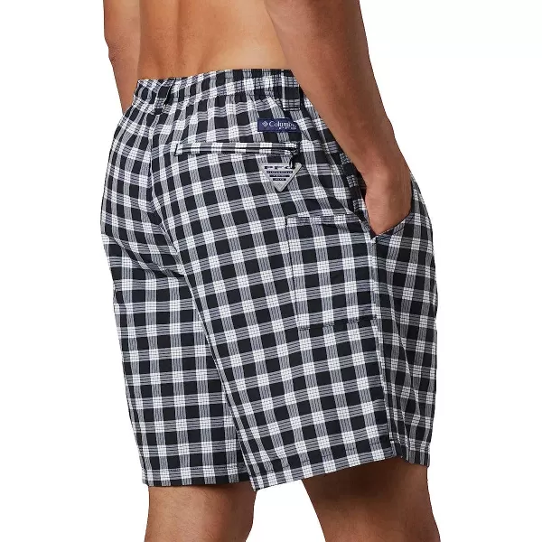 imageColumbia Mens Super Backcast Water ShortBlack White Palaka Plaid