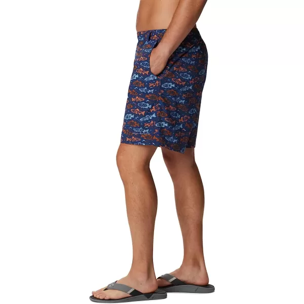 imageColumbia Mens Super Backcast Water ShortCarbon Fishfinder Print