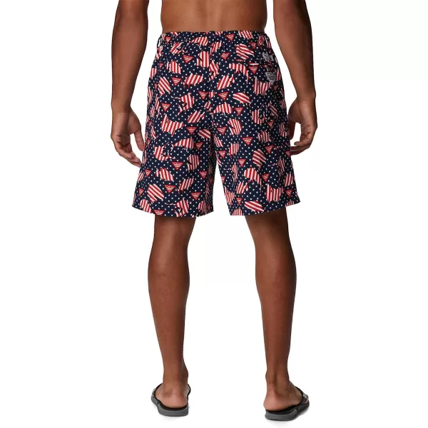 imageColumbia Mens Super Backcast Water ShortCollegiate Navy Pfg Proud