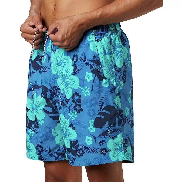 imageColumbia Mens Super Backcast Water ShortDark Pool Katuna Vibe Print