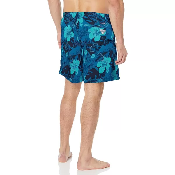 imageColumbia Mens Super Backcast Water ShortDark Pool Katuna Vibe Print