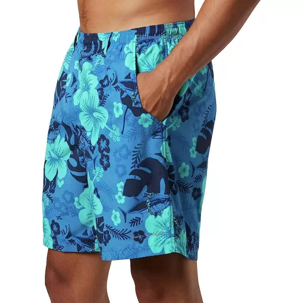 imageColumbia Mens Super Backcast Water ShortDark Pool Katuna Vibe Print