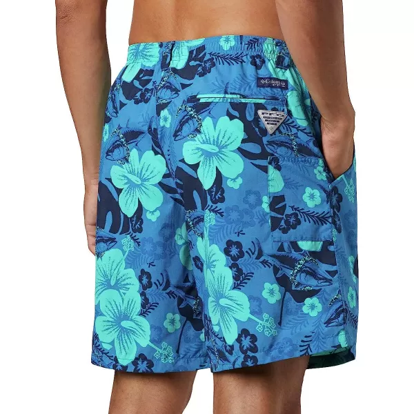 imageColumbia Mens Super Backcast Water ShortDark Pool Katuna Vibe Print