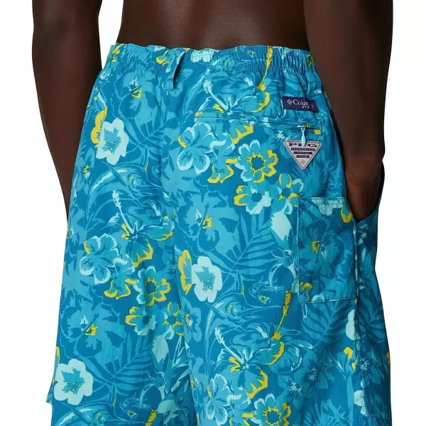 imageColumbia Mens Super Backcast Water ShortDeep Marine Marlin Tropic Print