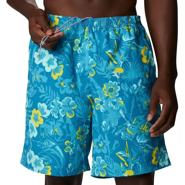 imageColumbia Mens Super Backcast Water ShortDeep Marine Marlin Tropic Print