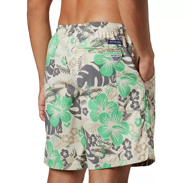 imageColumbia Mens Super Backcast Water ShortFossil Katuna Vibes Print White
