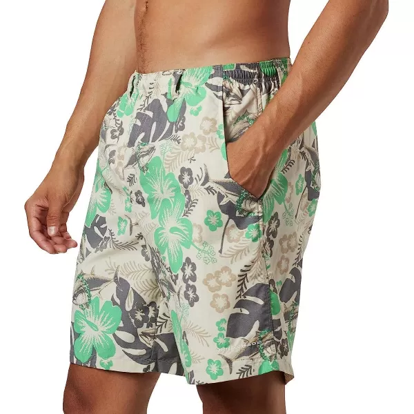 imageColumbia Mens Super Backcast Water ShortFossil Katuna Vibes Print White