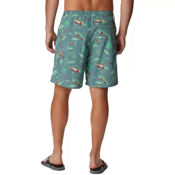 imageColumbia Mens Super Backcast Water ShortMetal Midwest Bounty Print