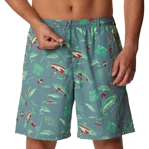 imageColumbia Mens Super Backcast Water ShortMetal Midwest Bounty Print