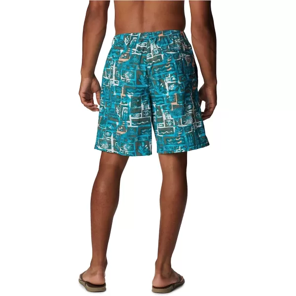 imageColumbia Mens Super Backcast Water ShortOcean Teal Punked Fish