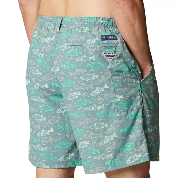 imageColumbia Mens Super Backcast Water ShortSafari Fishfinder Print