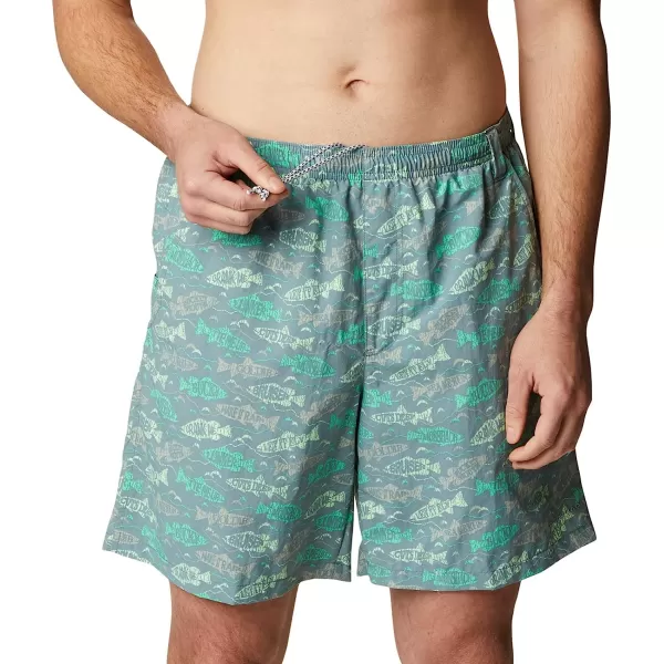 imageColumbia Mens Super Backcast Water ShortSafari Fishfinder Print