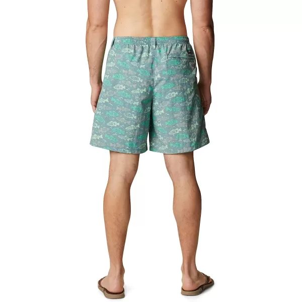 imageColumbia Mens Super Backcast Water ShortSafari Fishfinder Print