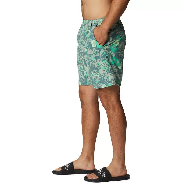 imageColumbia Mens Super Backcast Water ShortSafari Marlin Tropic Print