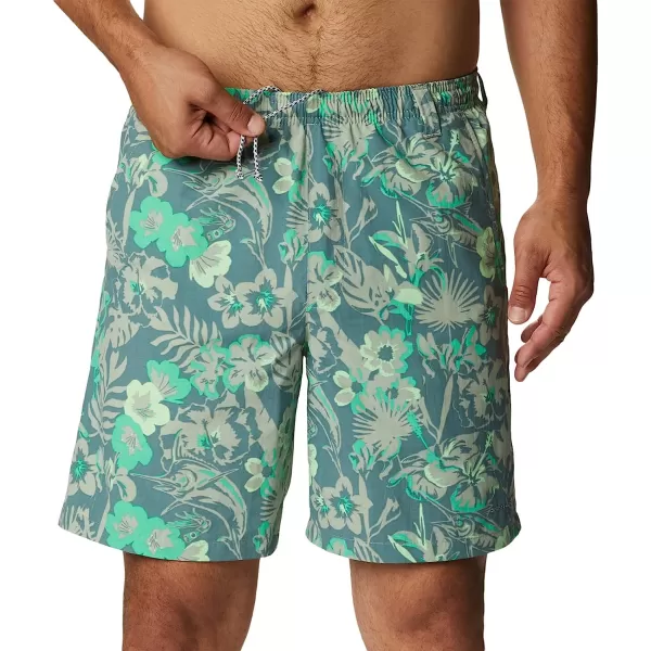 imageColumbia Mens Super Backcast Water ShortSafari Marlin Tropic Print