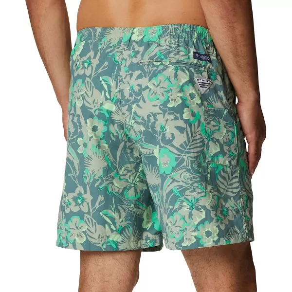 imageColumbia Mens Super Backcast Water ShortSafari Marlin Tropic Print