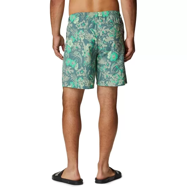 imageColumbia Mens Super Backcast Water ShortSafari Marlin Tropic Print