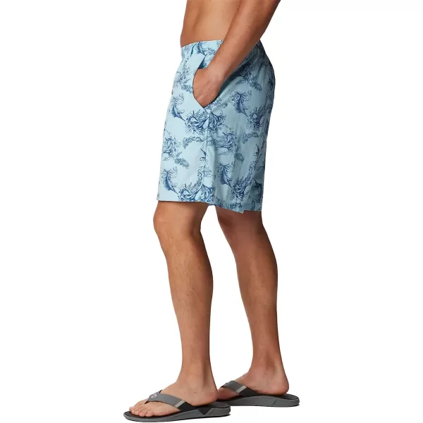 imageColumbia Mens Super Backcast Water ShortSpring Blue Sails Away Print